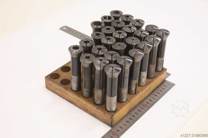 Spannzangenhülsen 27 Stück unbekannt Ø 0,7 - 17 mm