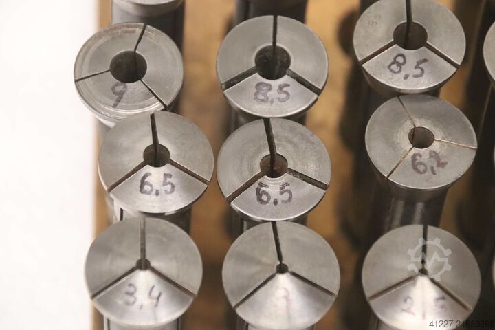 Spannzangenhülsen 27 Stück unbekannt Ø 0,7 - 17 mm