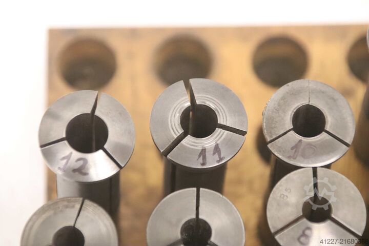 Spannzangenhülsen 27 Stück unbekannt Ø 0,7 - 17 mm