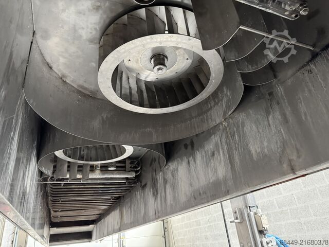 Heissluftofen, Typ HAF 600/8000 Meyn Hete-lucht-tunnel, Type HAF 600/8000