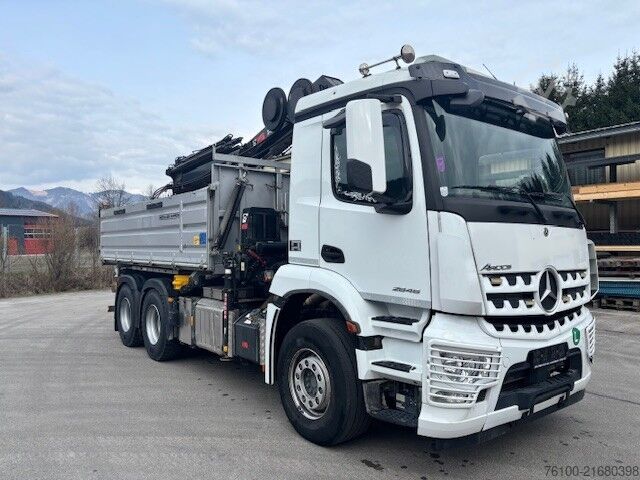 Dreiseitenkipper LKW Mercedes-Benz Arocs 2846 Kipper+HIAB 232-5