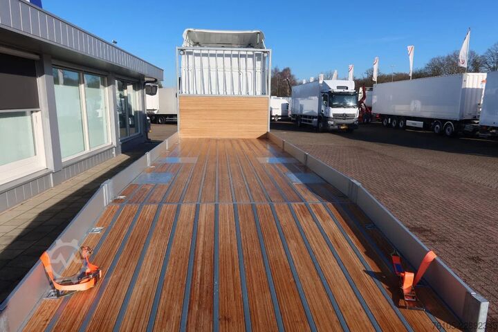 Autotransporter DAF XF 450 6x2 Oprijwagen vloerhoogte 100 cm + 2x  ...