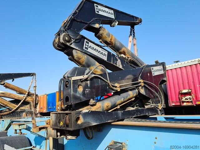 Side loader HAMMAR 195D SIDELOADER 4 AXLE 2E TRAILER CONNECTION 36...