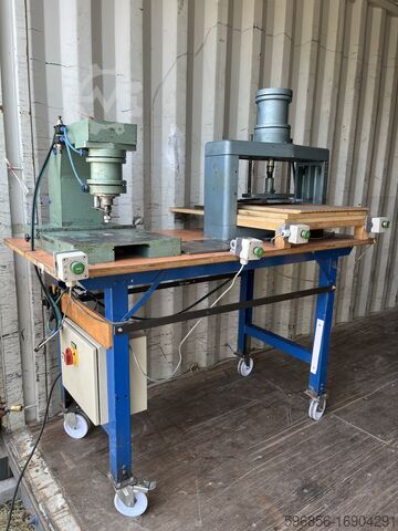 Pneumatic bookbinding press Prasa Introligatorska