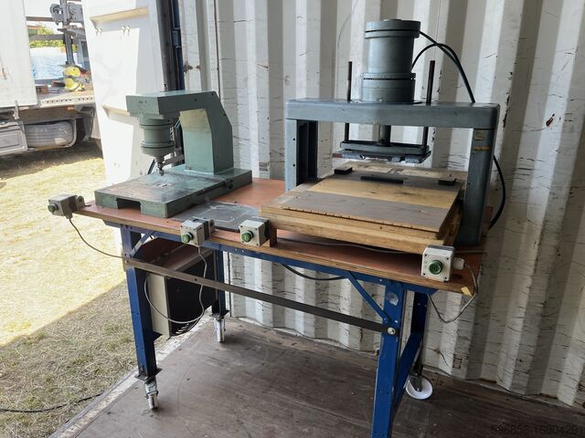 Pneumatic bookbinding press Prasa Introligatorska 