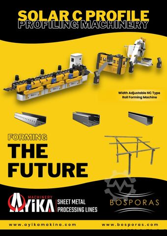 Solare C-Profil-Produktionslinie BOSPORAS MACHINERY | AYIKA SCP-Series
