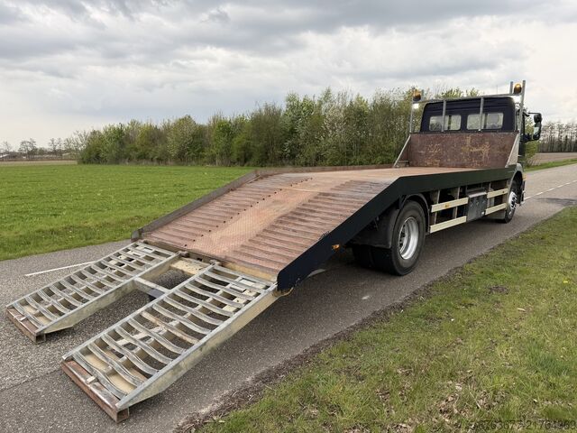 Mercedes Atego 1823 4X2 Maschinentransporter / Auffahr-LKW, EURO2, Baujahr 2001, TÜV bis 7-2026 MERCEDES-BENZ Atego 1823  4X2  Machine Transporter / Oprij Vrachtwagen EURO2 190dkm 2001 APK 7-2026