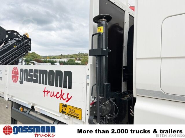 LKW mit Pritsche (offen) MAN TGX 26.510 6x2-4 LL, Kran Hiab X-HiPro 548 E-8,