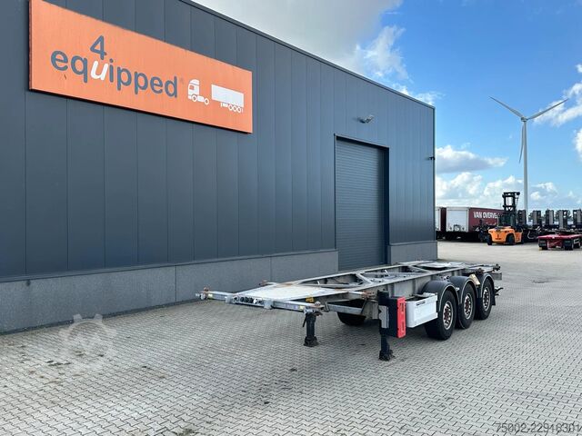 Containertransport Van Hool 3B2015 20FT/30FT ADR chassis / galvanized / dis...