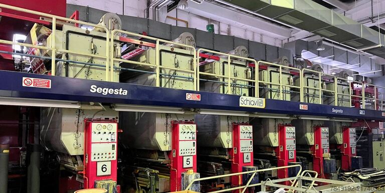 Gravure printing press Schiavi Roto Cadet S