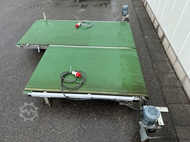 Aweta double lane conveyor 220 x 100 & 160 x 100 cm AWETA 