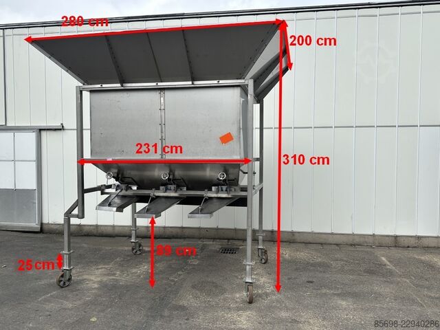 ACB dosing hopper stainless steel ACB 
