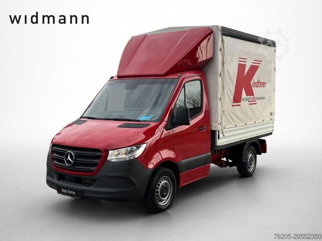 Curtain sider van Mercedes-Benz Sprinter 314 CDI Pritsche Kompakt Klima,AHK