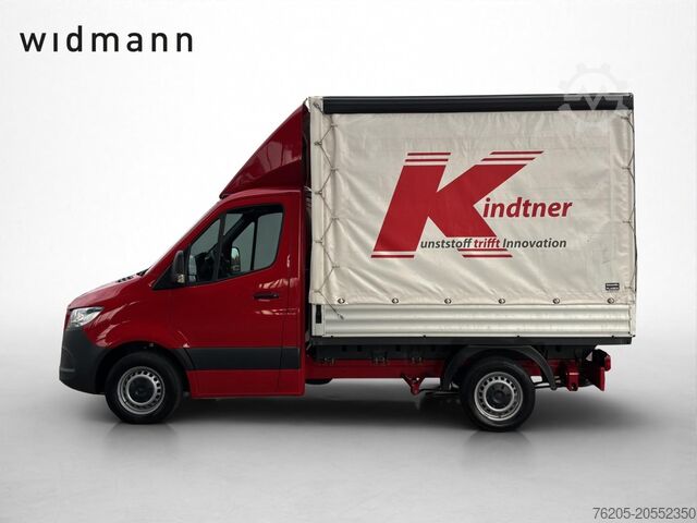 Curtain sider van Mercedes-Benz Sprinter 314 CDI Pritsche Kompakt Klima,AHK