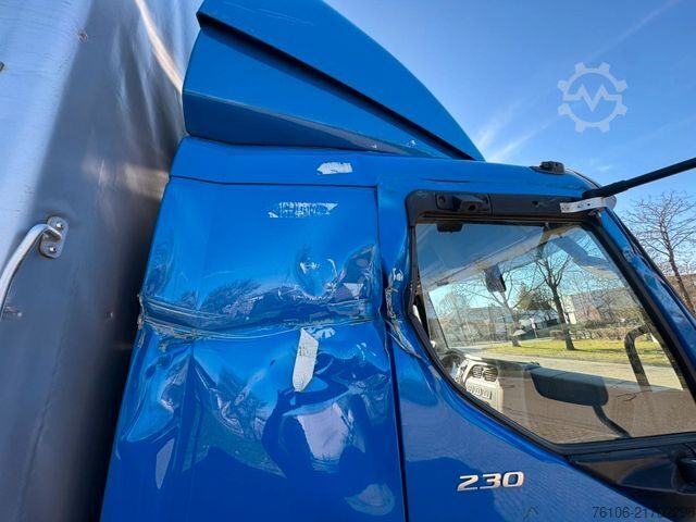 Flatbed truck with tarp DAF LF 12.230 Pritsche Plane +Ladebordwand