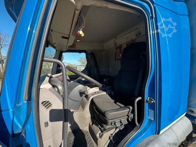 Flatbed truck with tarp DAF LF 12.230 Pritsche Plane +Ladebordwand