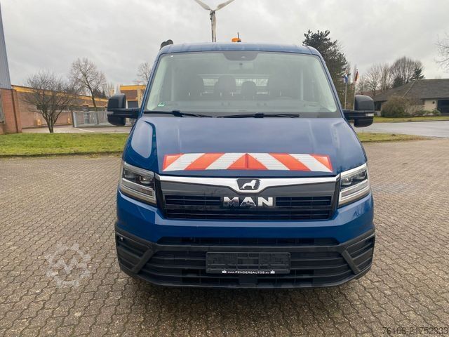 Pick-up van MAN TGE 3.180 Pristche mit Kran *Doppelkabine*Ahk*