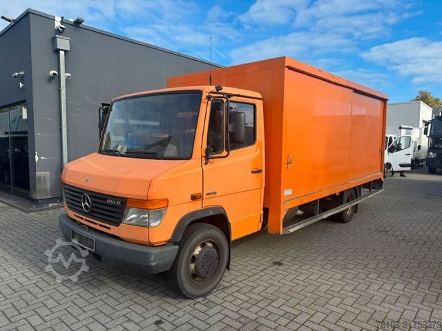 Box truck MERCEDES-BENZ 816 D VARIO Koffer *Ahk*
