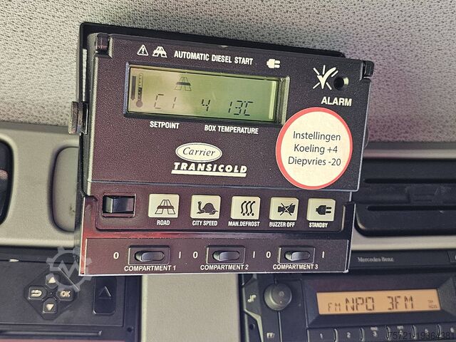 Kühl-/Tiefkühltransport MERCEDES-BENZ ATEGO 824 CARRIER MULTI TEMP