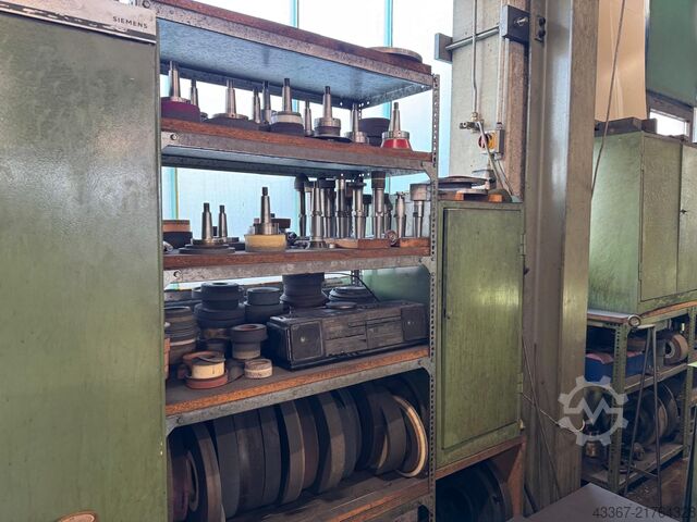 Rotary table surface grinding machines, 3 units SIELEMANN RB 100, RFSBR60, RFSBR 50