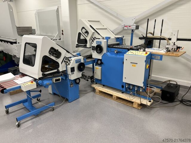 Folding machine GUK FA 49/4 Folding Machine + GUK FA 49/4 Cross Folding Module
