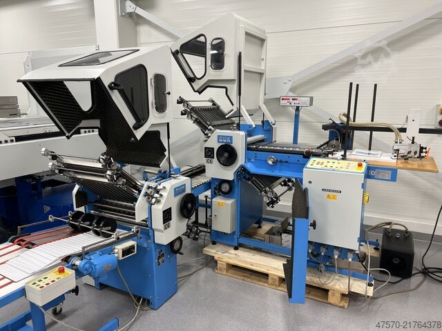 Folding machine GUK FA 49/4 Folding Machine + GUK FA 49/4 Cross Folding Module