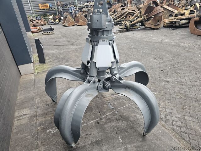Material handler liebherr gm 65 poliepgrijper schrootgrijper