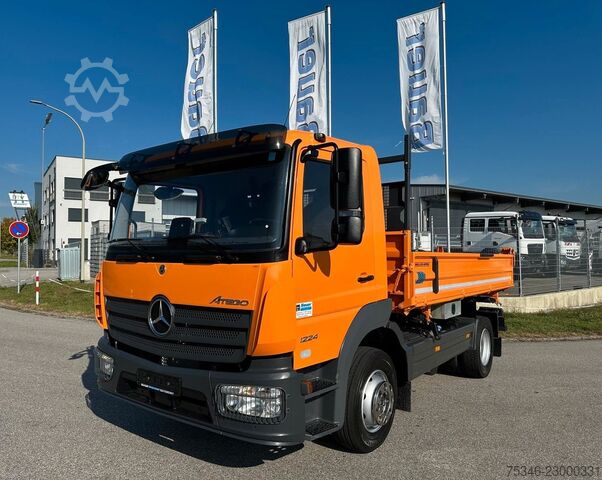 Dreiseitenkipper LKW MERCEDES-BENZ 1224 Meiller Kipper/2 x AHK/NL 5,7 to/Nur 11 tkm