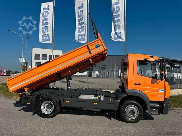 Dreiseitenkipper LKW MERCEDES-BENZ 1224 Meiller Kipper/2 x AHK/NL 5,7 to/Nur 11 tkm