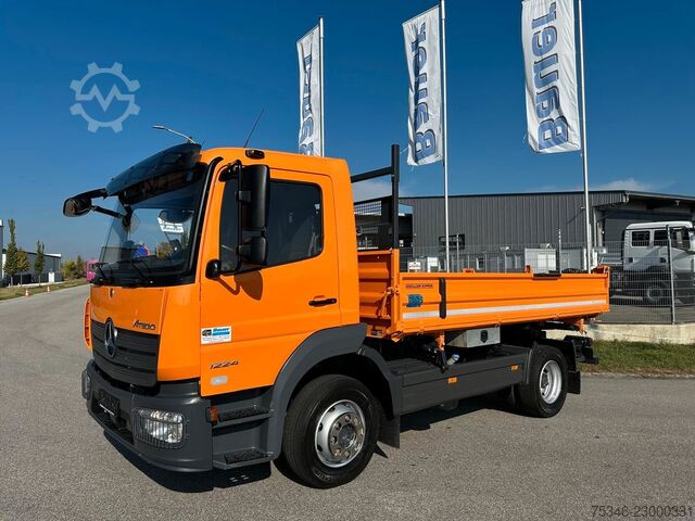 Dreiseitenkipper LKW MERCEDES-BENZ 1224 Meiller Kipper/2 x AHK/NL 5,7 to/Nur 11 tkm
