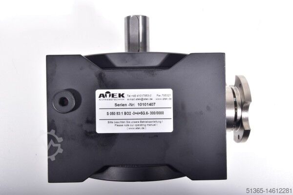 Worm gear Atek S 050 83:1 BO2-3+4+5G.6-300/0000