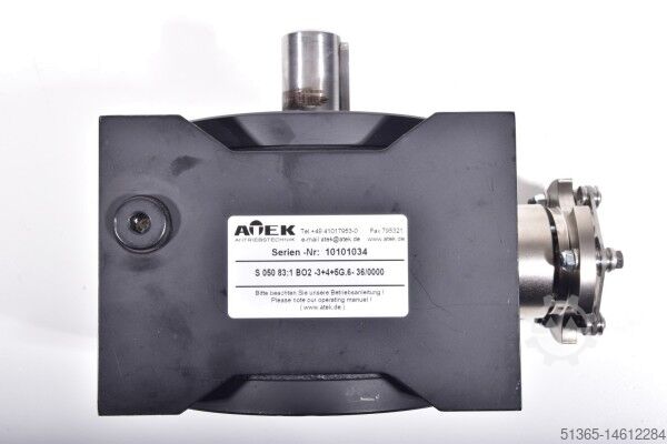 Worm gear Atek S 050 83:1 BO2-3+4+5G.6-36/0000