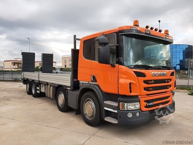 PLATFORM WITH RAMPS SCANIA P 450 8x2