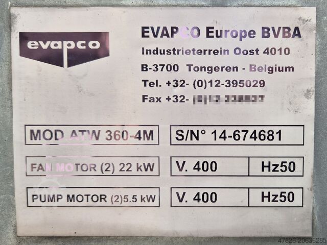 Cooling tower Evapco ATW 36-4M