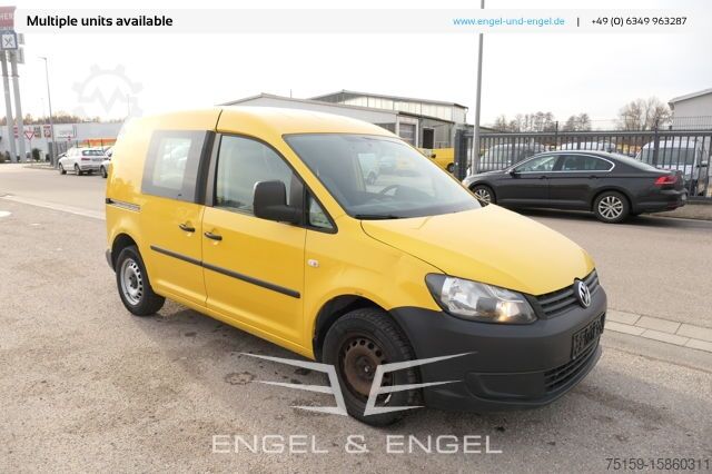 Panel van Volkswagen Caddy 2.0 TDI 2-Sitzer EURO-5 PARKTRONIK 6-GANG 2xSCHIEBETÜR CoC
