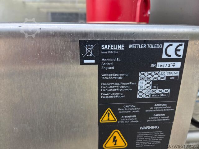 Metal Detector Safeline Mettler-Toledo Profile Advantage Bulk Metal Detector
