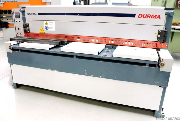 Plate Shear - Mechanical DURMA MS 2004