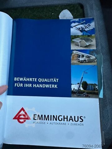 Truck-mounted crane van MERCEDES-BENZ Atego 815 Dachdecker Kran 34m Seilwinde