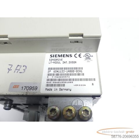 Komponente Siemens 6SN1123-1AB00-0CA1 ST-M62025973 - generalüberholt mit 3 Mon. Gewährl.-