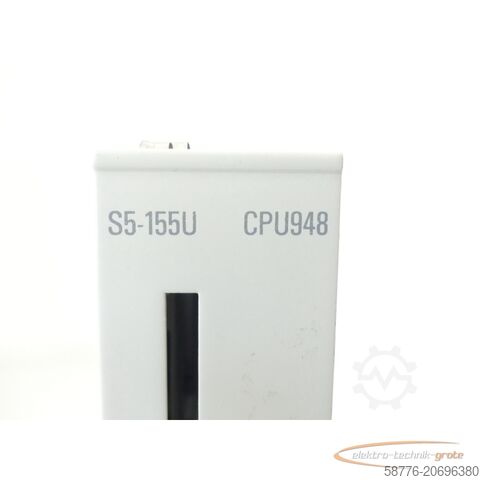 Component Siemens Simatic S5-155U 6ES5948-3UA22 CPU948 Version 1 SN 73756