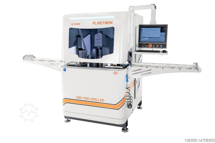 ALUMINIUM PVC CNC FRÄSMASCHINE PLASTMAK PVC ALÜMİNYUM İŞLEME MAKİNELERİ SÇ 5000 S