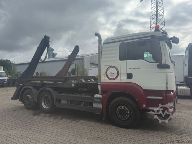 Skip truck MAN TGS 28.400 HIAB MULTILIFT SLT
