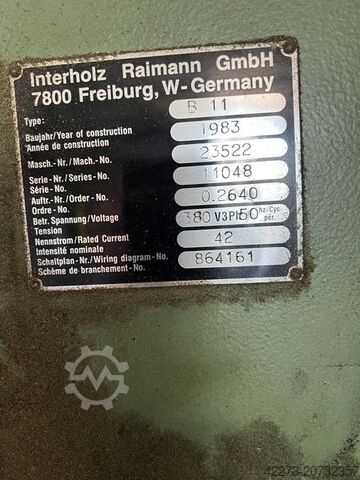 Trennbandsäge / Spaltbandsäge Raimann B 11