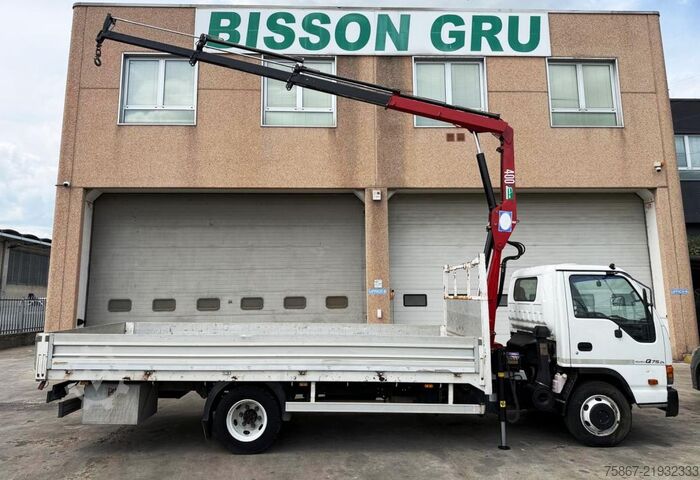 Flatbed truck ISUZU NQR 75