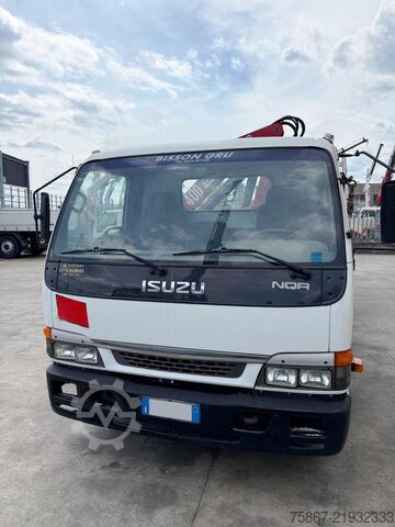 Flatbed truck ISUZU NQR 75