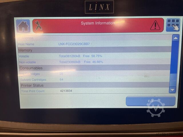 Kontinuierlicher Tintenstrahldrucker LINX 8920