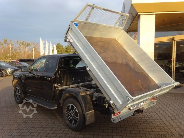 Transporter mit Kipper FORD Ranger Limited Autom EXtraKab 3-S.-Kipper 360Kam
