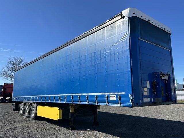 Open semitrailer with tarp Schmitz Cargobull SCS 24 Rungentaschen Alufelgen Palettenkasten