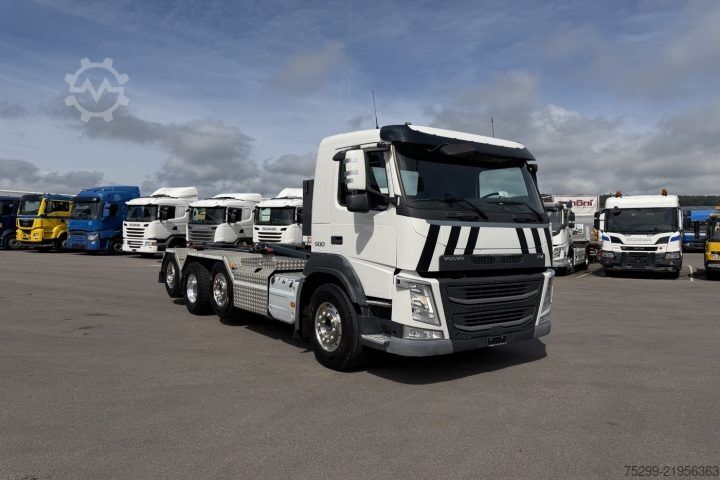 Roll-off tipper truck Volvo FM-500 8x2 Hiab / Swiss-Vehicle