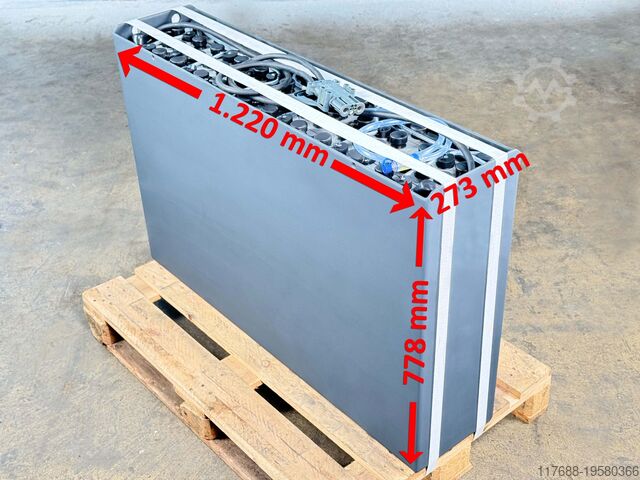Forklift battery 48V 3PZS 465Ah - special tray Still FM-X12 R60-25 - Heli - Jungheinrich Toyota/ BT - Crown - Cesab - Doosan - Hubtex